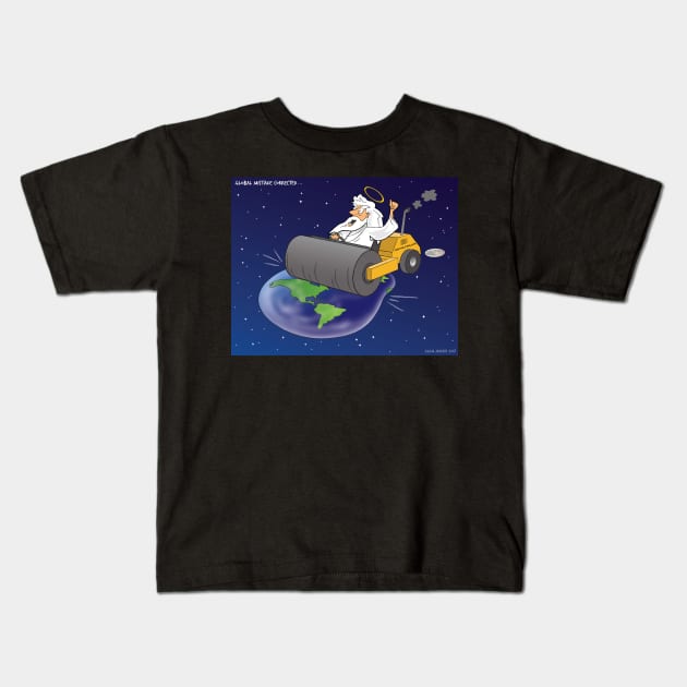 Global Mistake Corrected Kids T-Shirt by StarToons